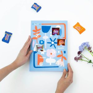 Aftelkalender bedankt, gevuld met Tiny Tony's