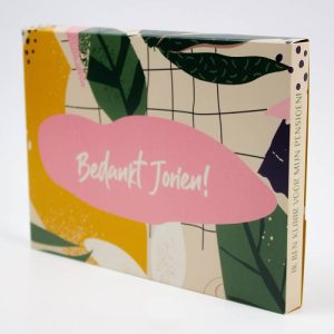 Giftbox pensioen bedankt!